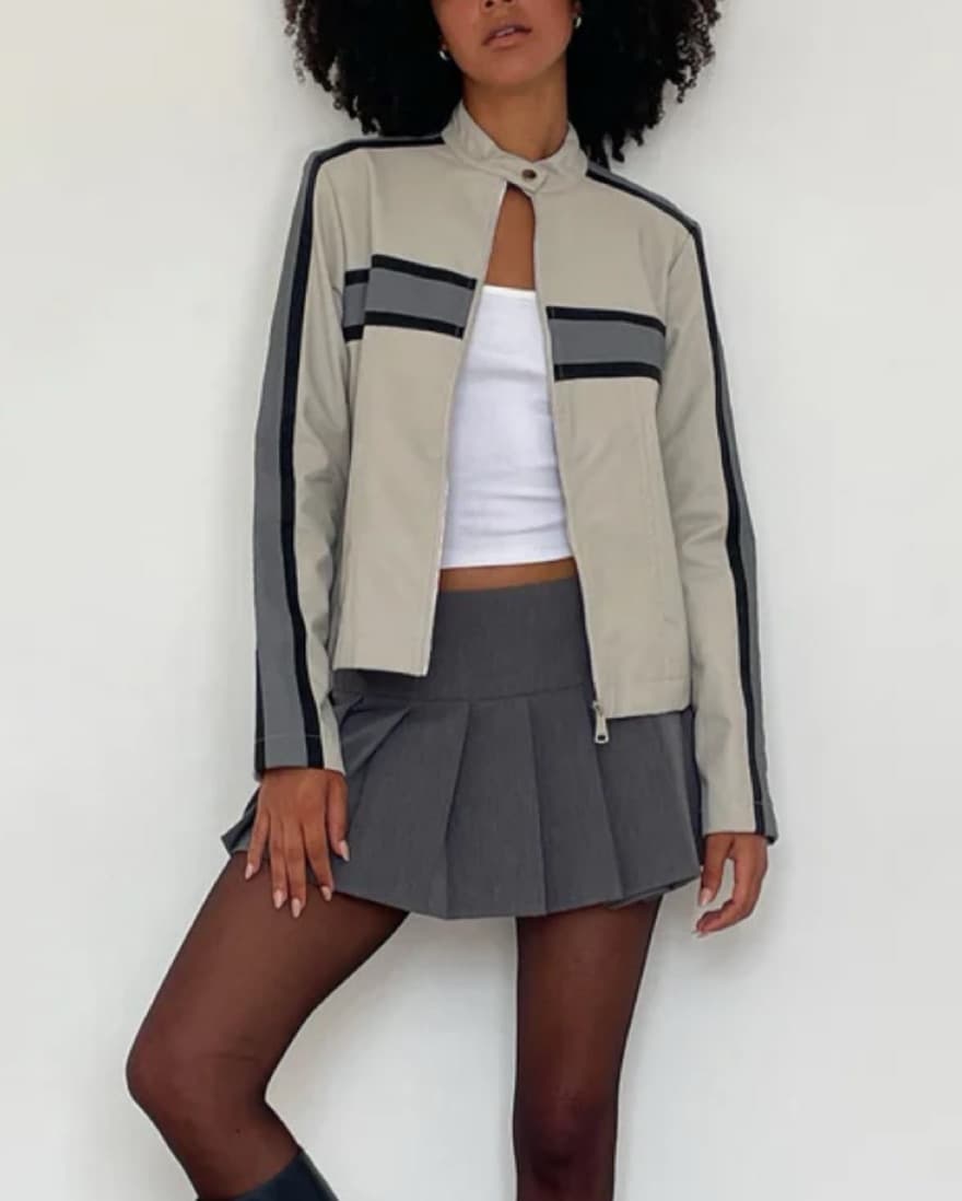 Motel Rocks Motor Leather Jacket - Image 1