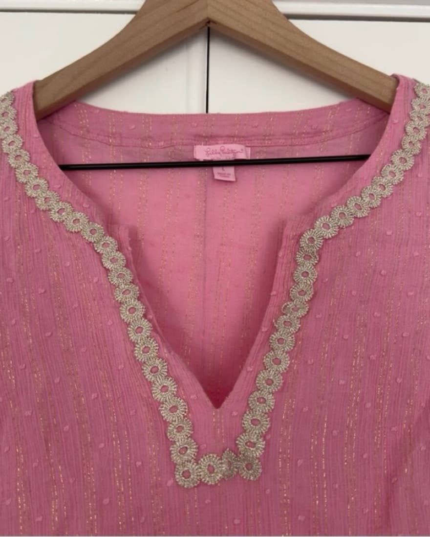 Lilly Pulitzer Sparkly Embroidered Dress - Image 3