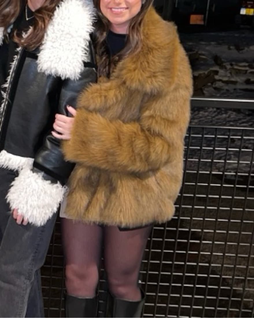 Faux Fur Coat - Image 1