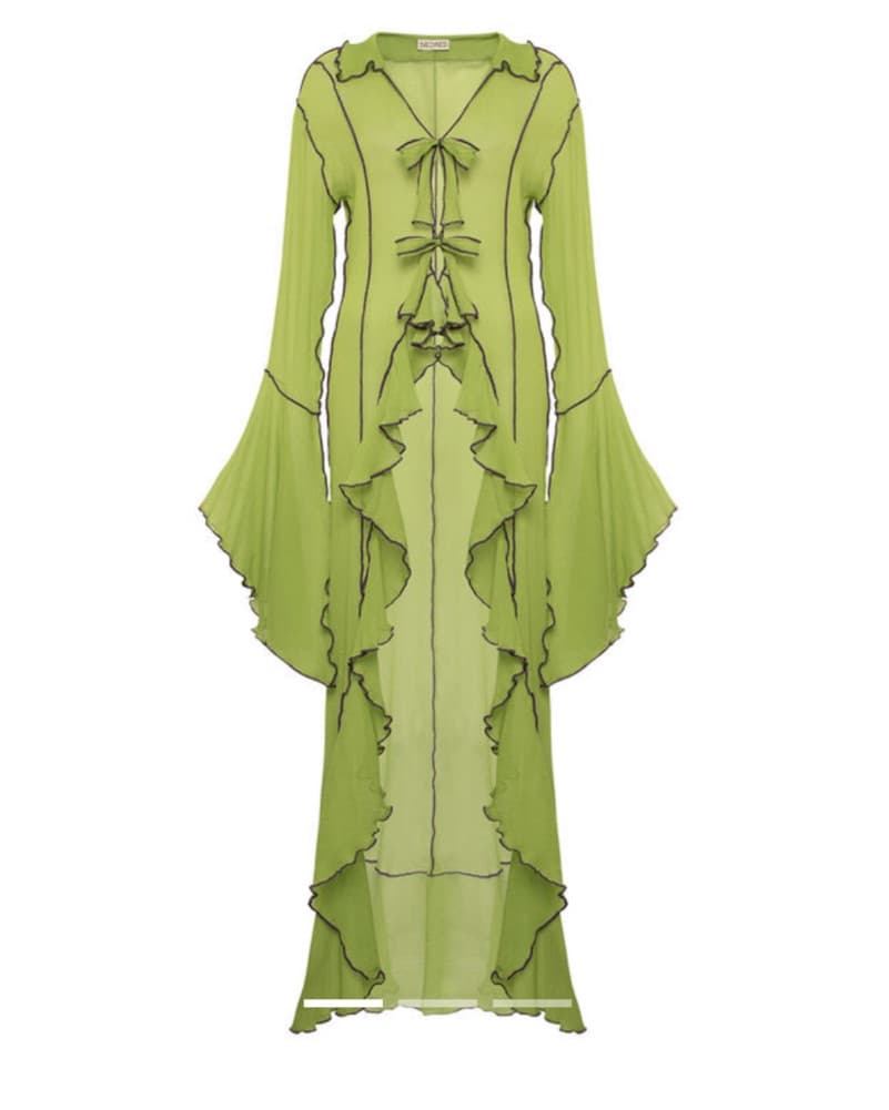 Siedres Elina Maxi Coverup Tie Front - Image 2