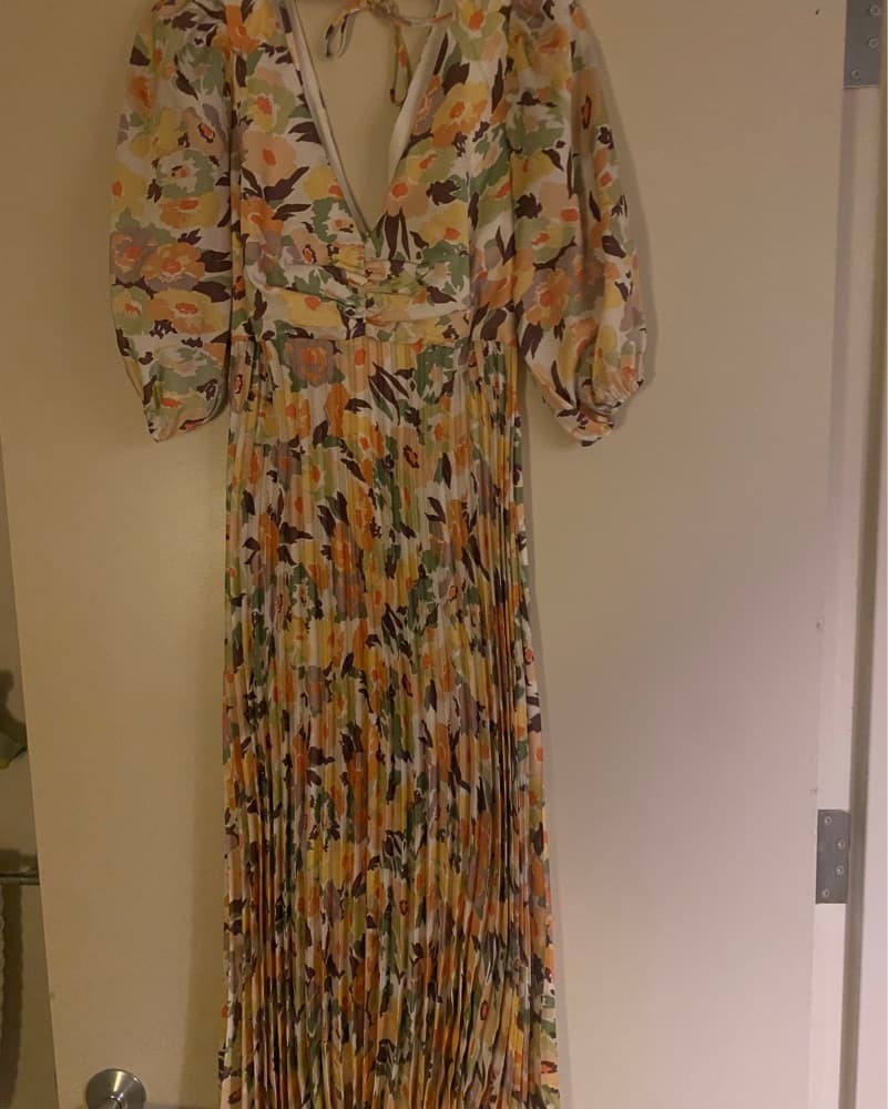 Floral Midi Dress - Image 4