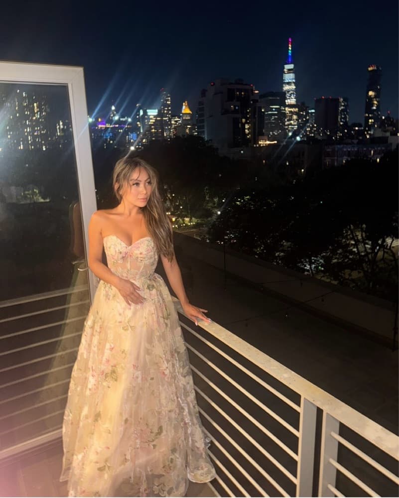 Andrea and Leo Floral Couture Gown - Image 4