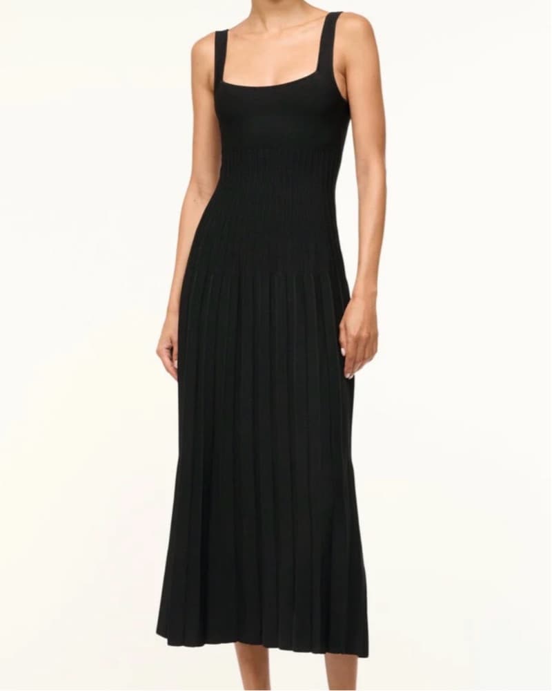 Staud Ellison Dress - Black XS - Image 1