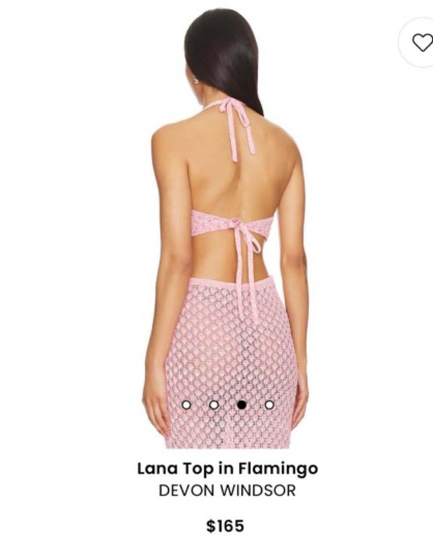 Devon Windsor Lana Top & Lacey Skirt Set - Image 4
