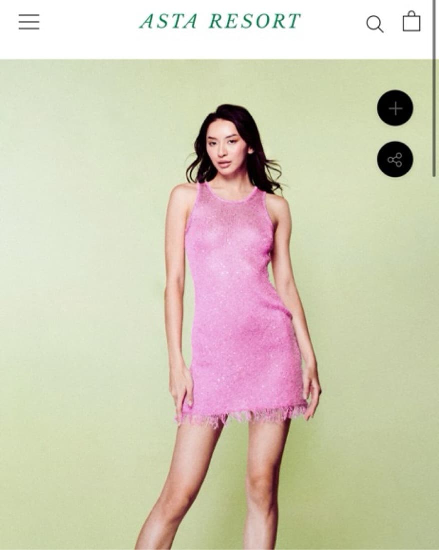 Asta Resort Natalia Dress Azalea Sequin - Image 2