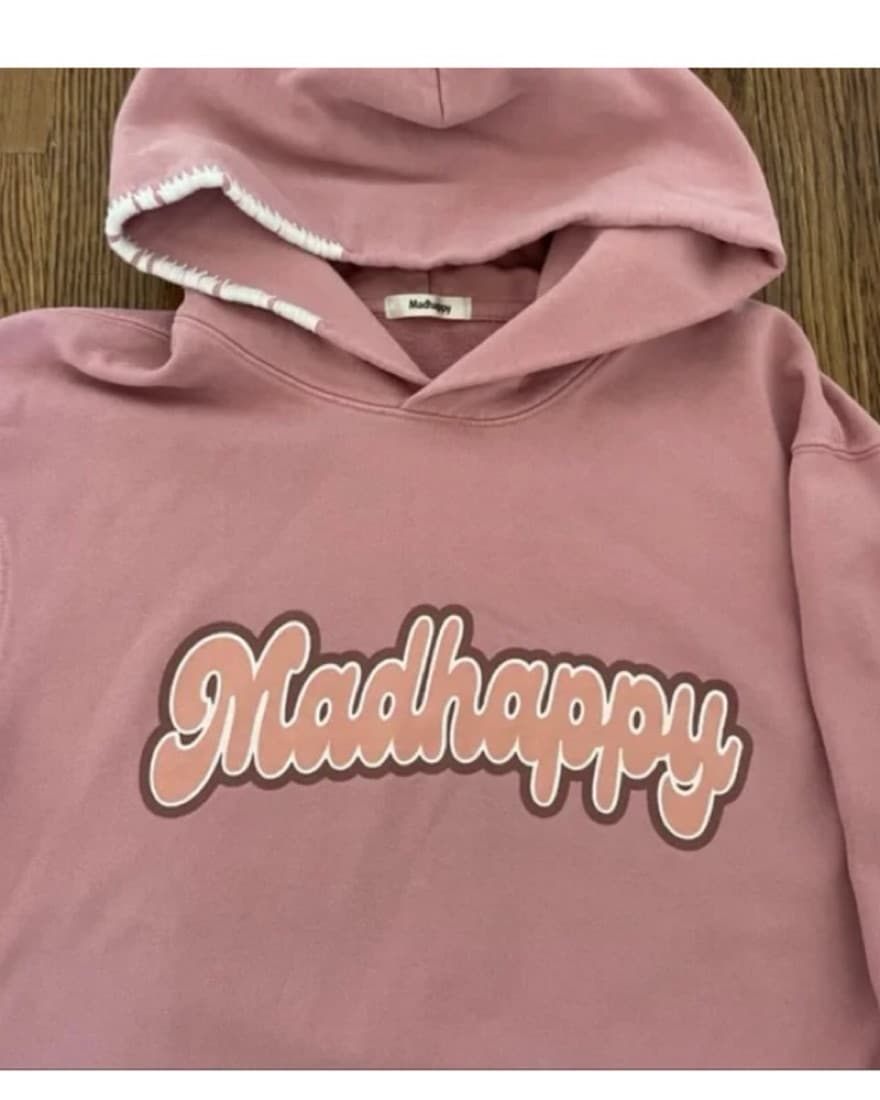 Madhappy Varsity Universal Pink Hoodie - Image 2