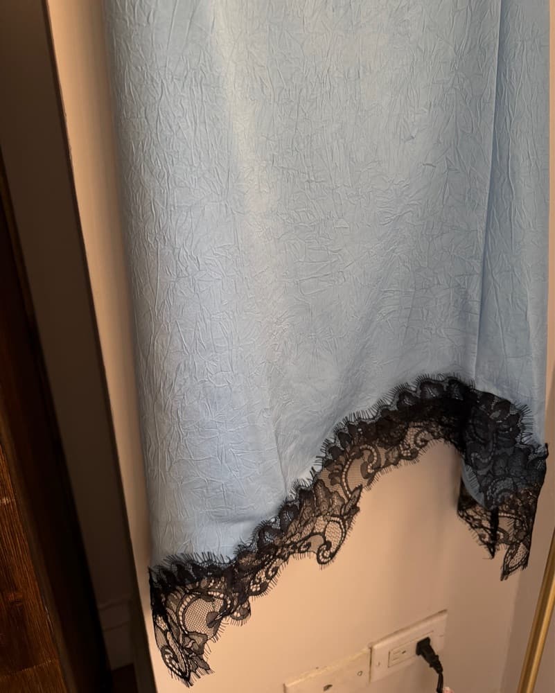 Revolve Blue Midi Skirt - Image 4