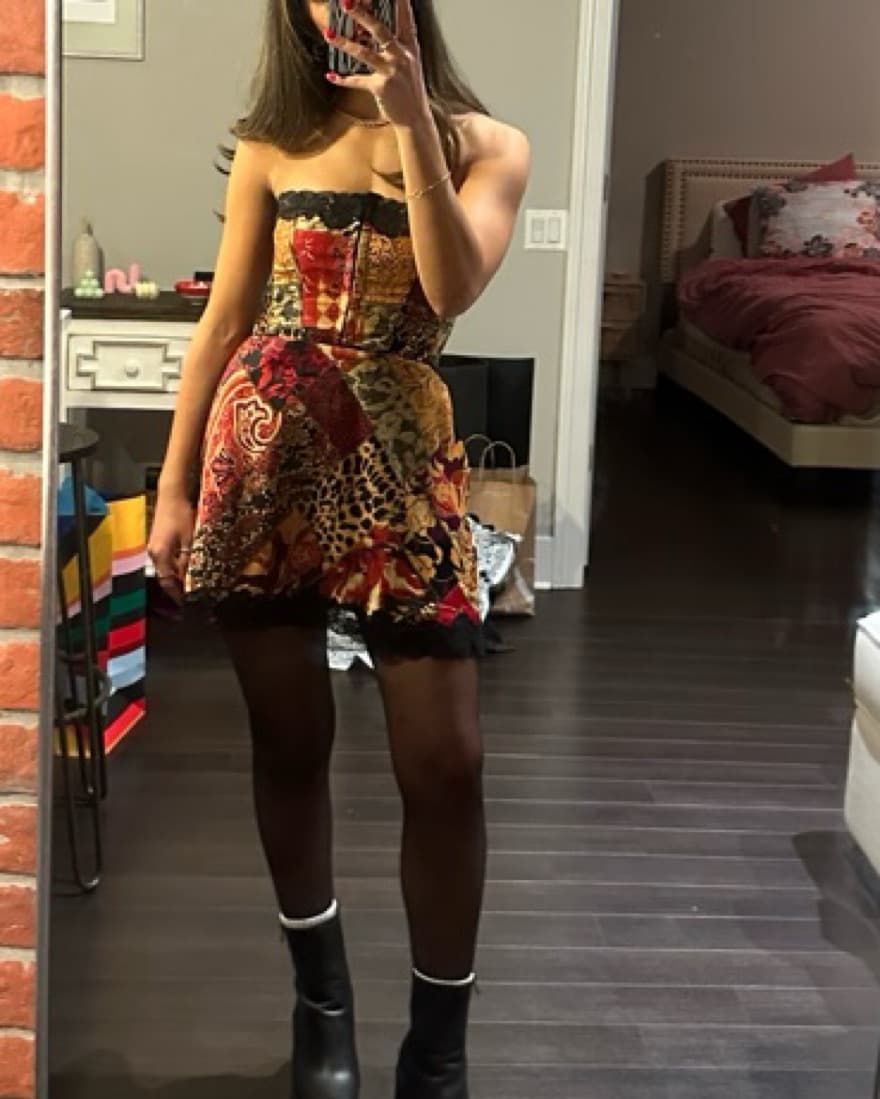 Vintage Mini Dress - Image 2