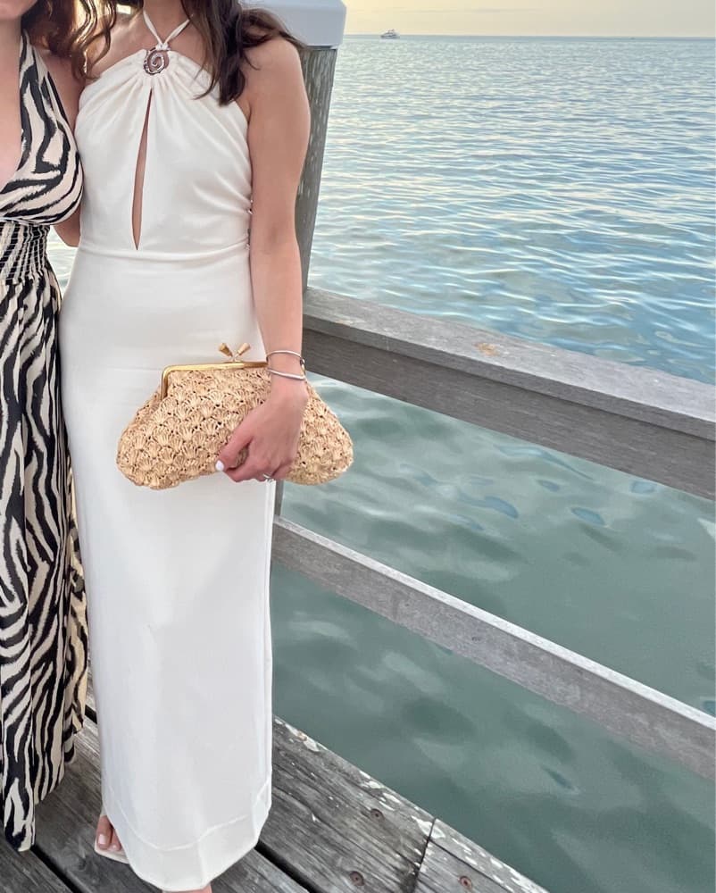 Staud White Dress - Image 1