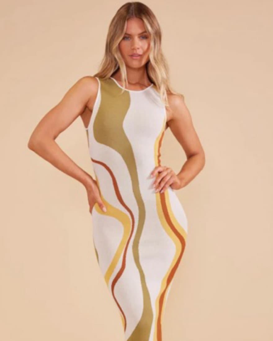 Chic Multicolor Dress - Image 2