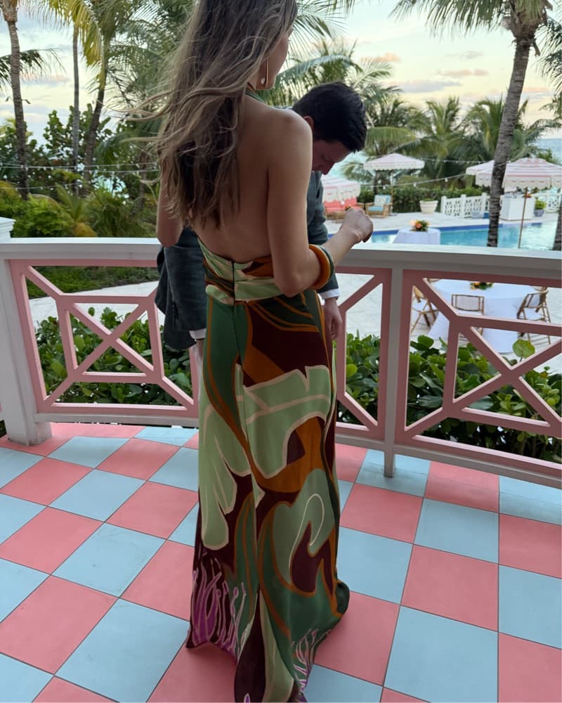 Johanna Ortiz Halter Silk Dress - Image 5