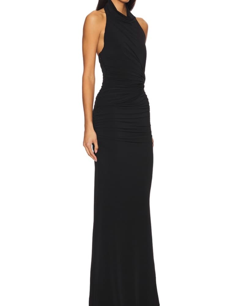 Black Halter Dress From Revolve - Image 2
