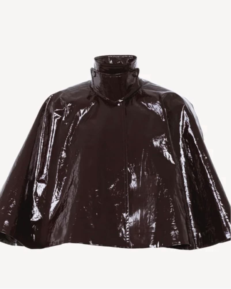 Chloe Lacquered Capelet - Image 2