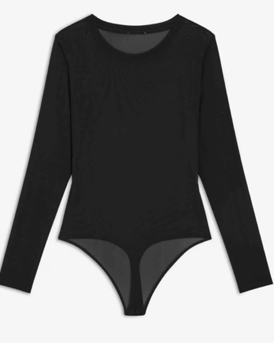 Mesh Mock Neck Bodysuit  - Image 4