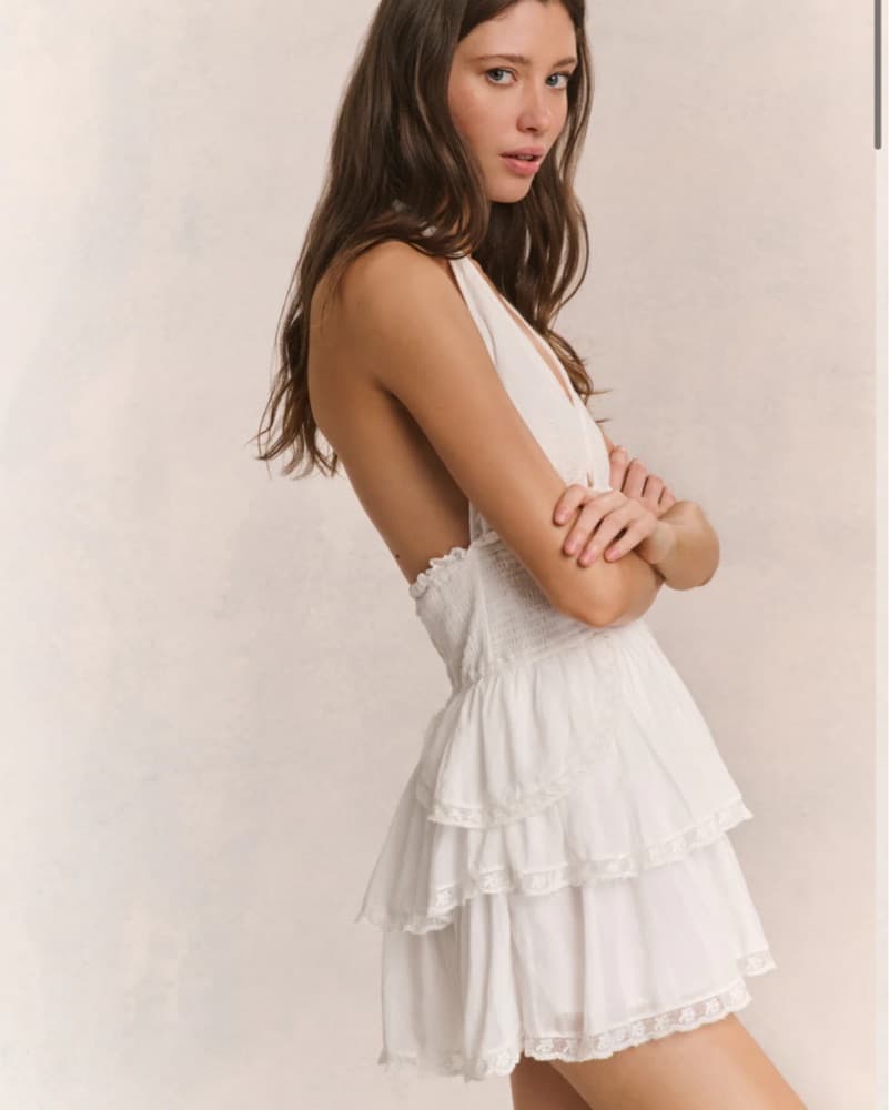 Deanna Heritage Halter Mini Dress - Image 3