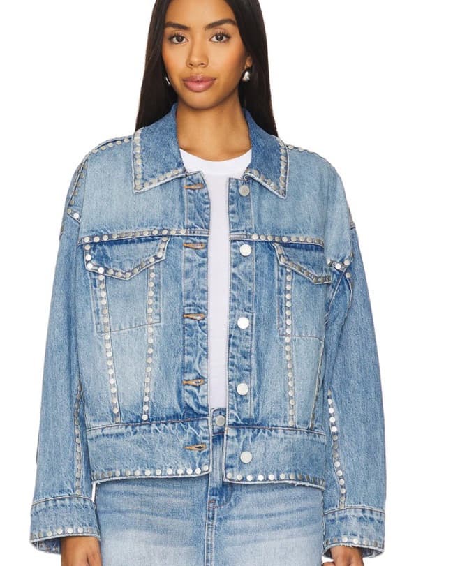 Blank nyc denim jacket And Skirt Set - Image 1