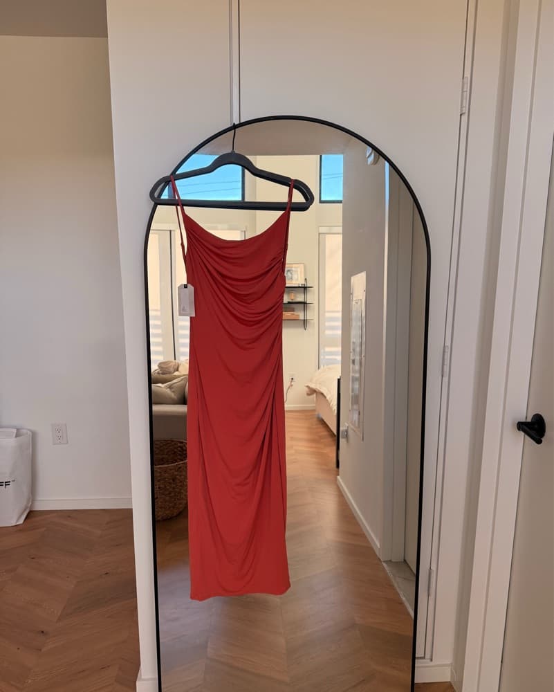 Elegant Orange/Rust Dress - Image 1