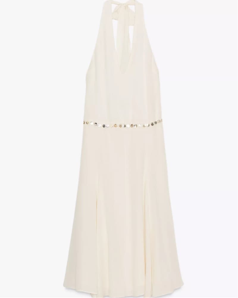 Backless Halter Dress - Image 1