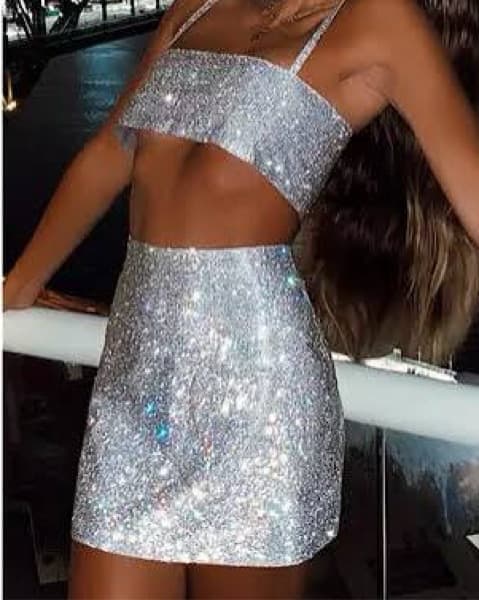 White Fox sparkly set  - Image 2
