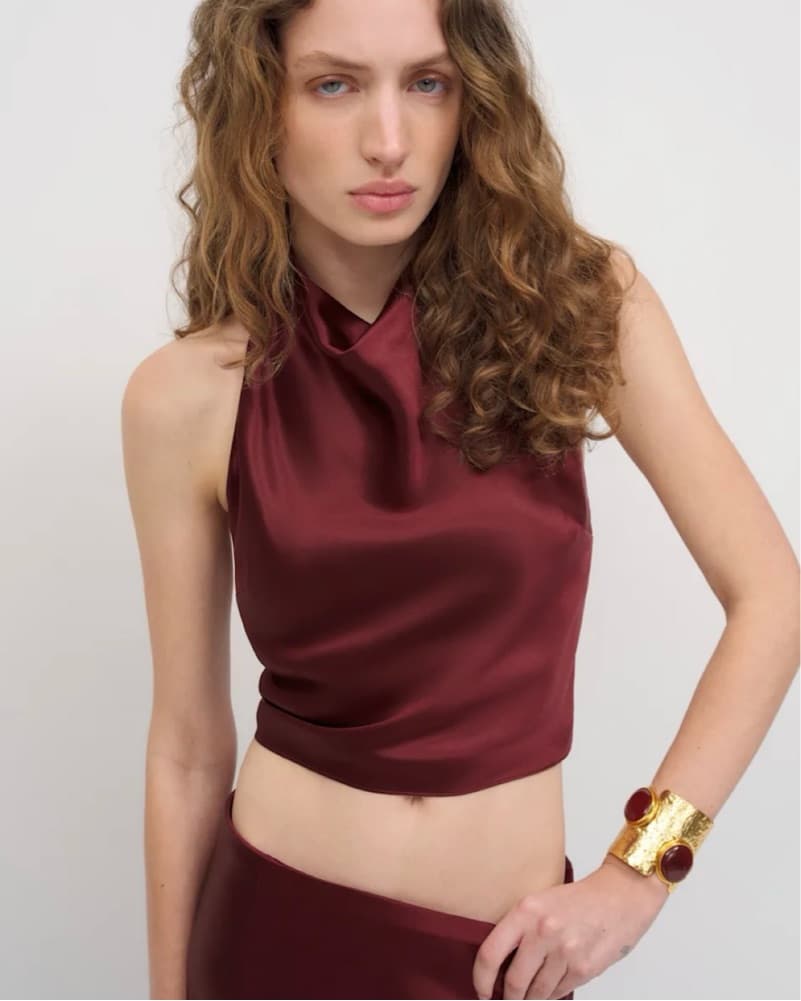 Reformation Sera Silk Two Piece - Image 5