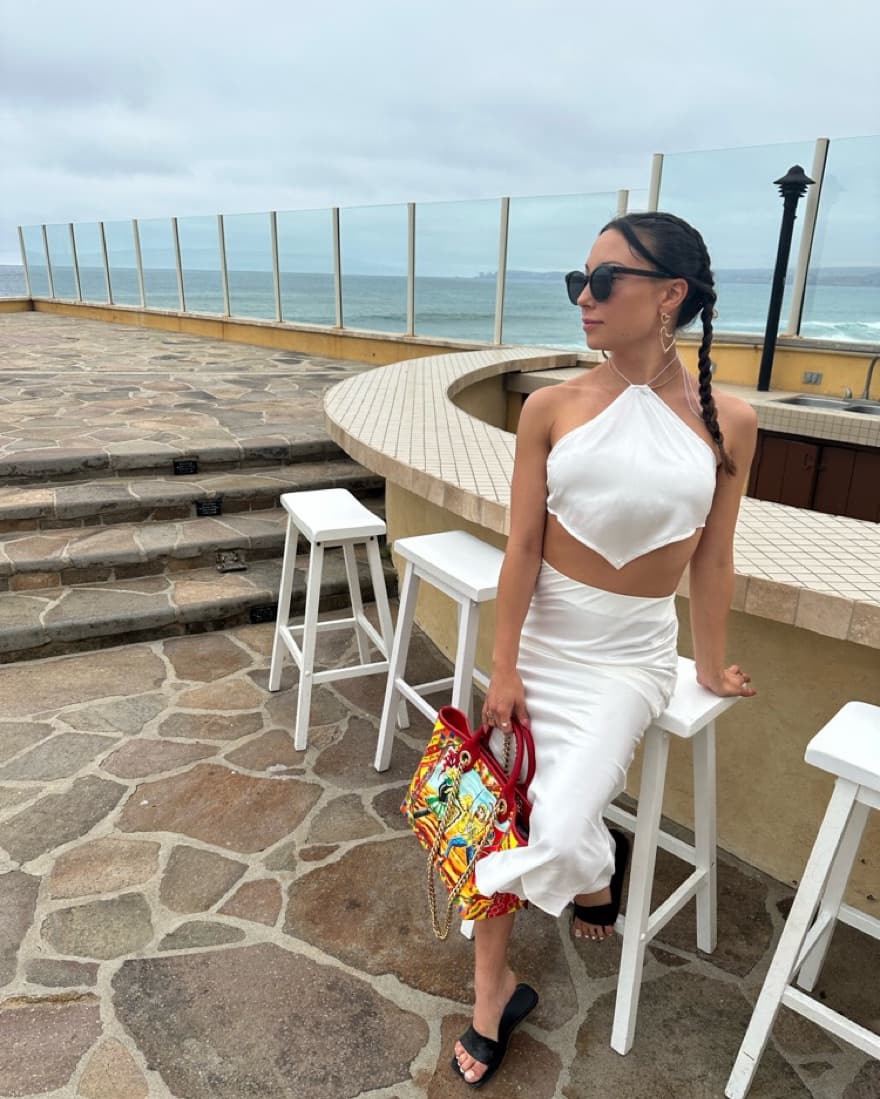 Revolve Two Piece Set & DG Purse  - Image 1
