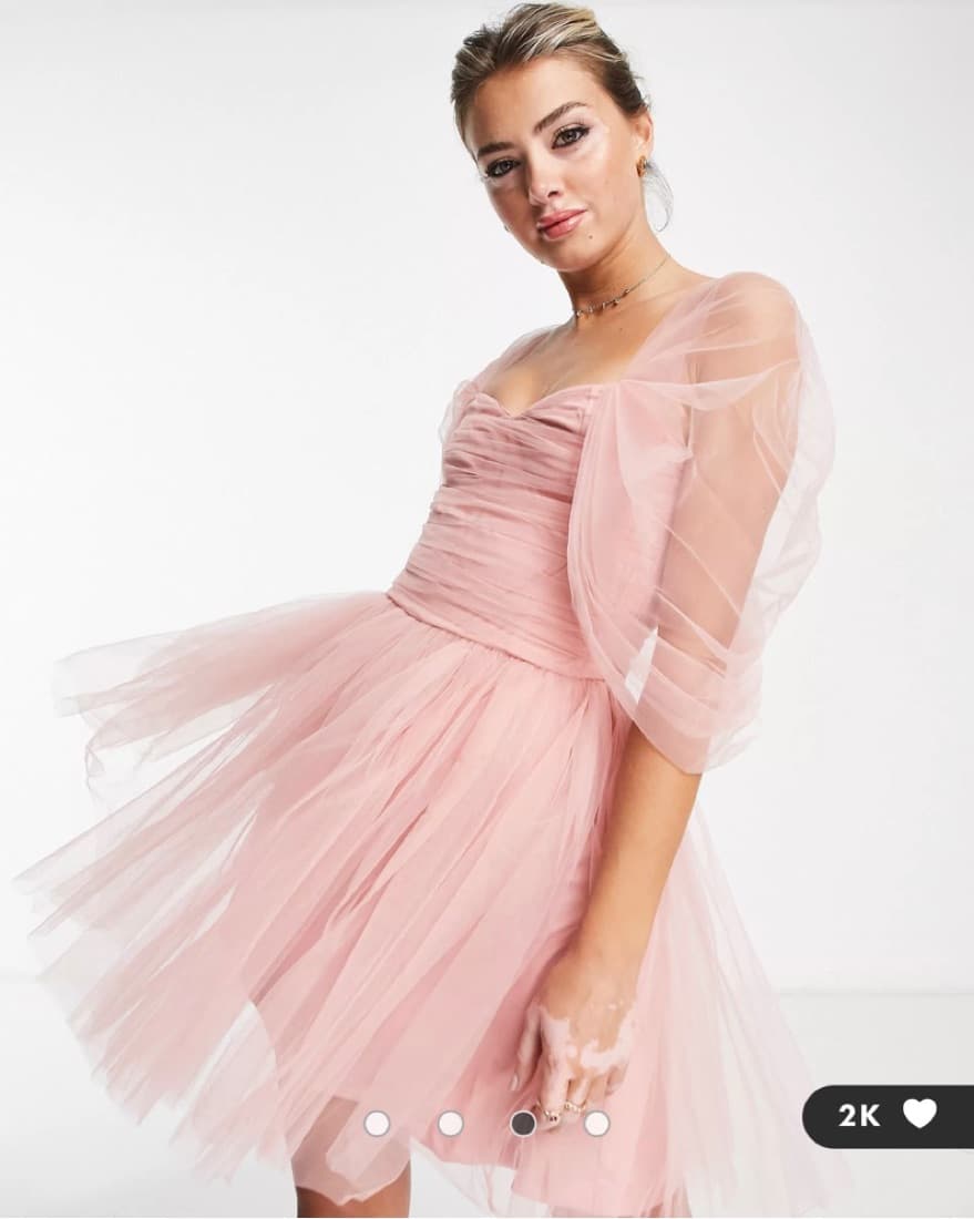Tulle Organza Dress - Image 2