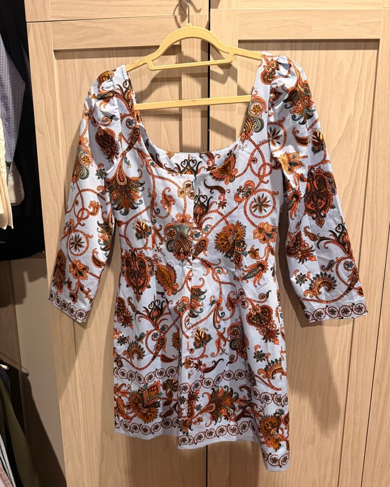 Cara Cara Mini Paisley Print Dress - Image 2