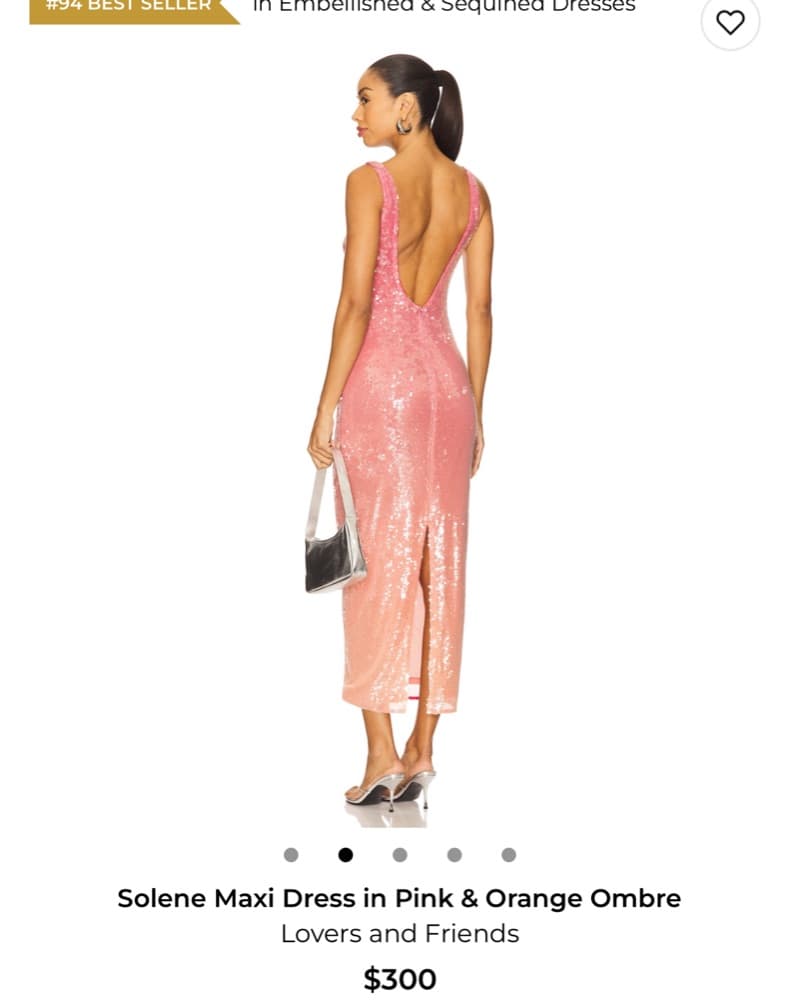 Sequined Maxi Dress - Lovers & Friends  - Image 3