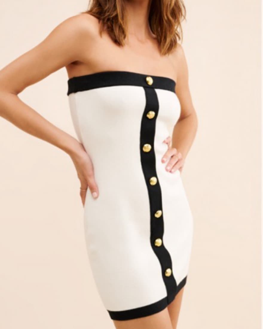 Endless Rose Knit Strapless Mini - Image 1