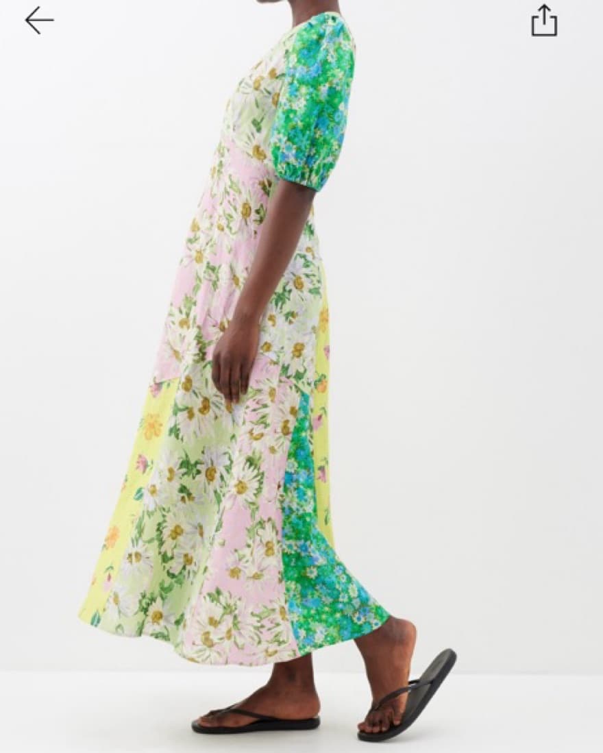 Alemais Floral Midi Dress - Image 2