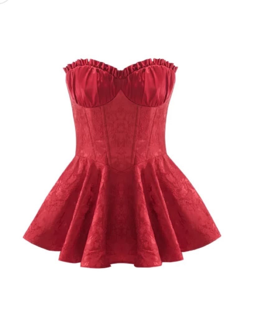 Nana Jacqueline Airina Dress (Red) - Image 1
