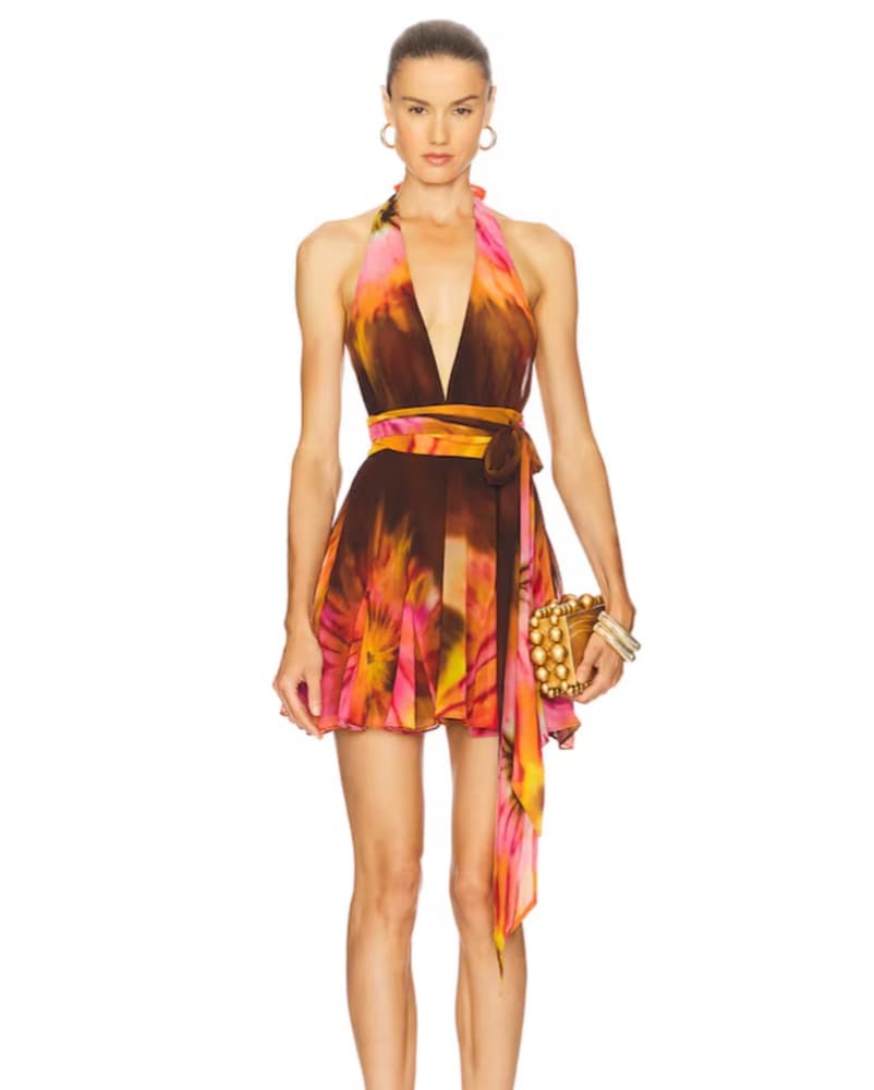 Retrofete Briola Chiffon Dress - Image 3