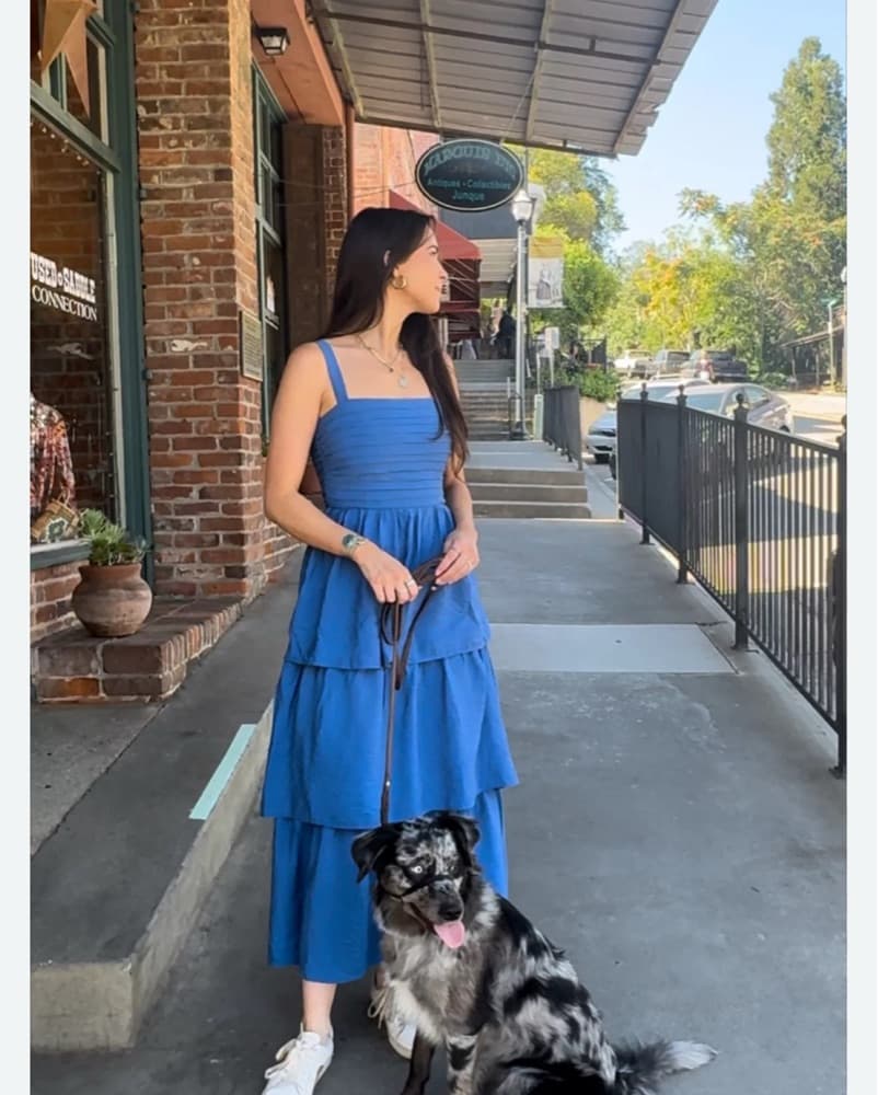 The A&F Emerson Tiered Maxi Dress - Image 1
