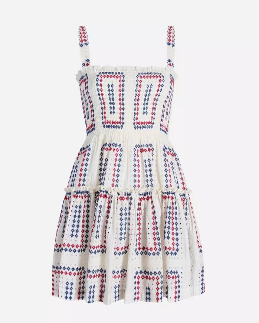 Vibrant Geometric Print Mini Dress - Image 2