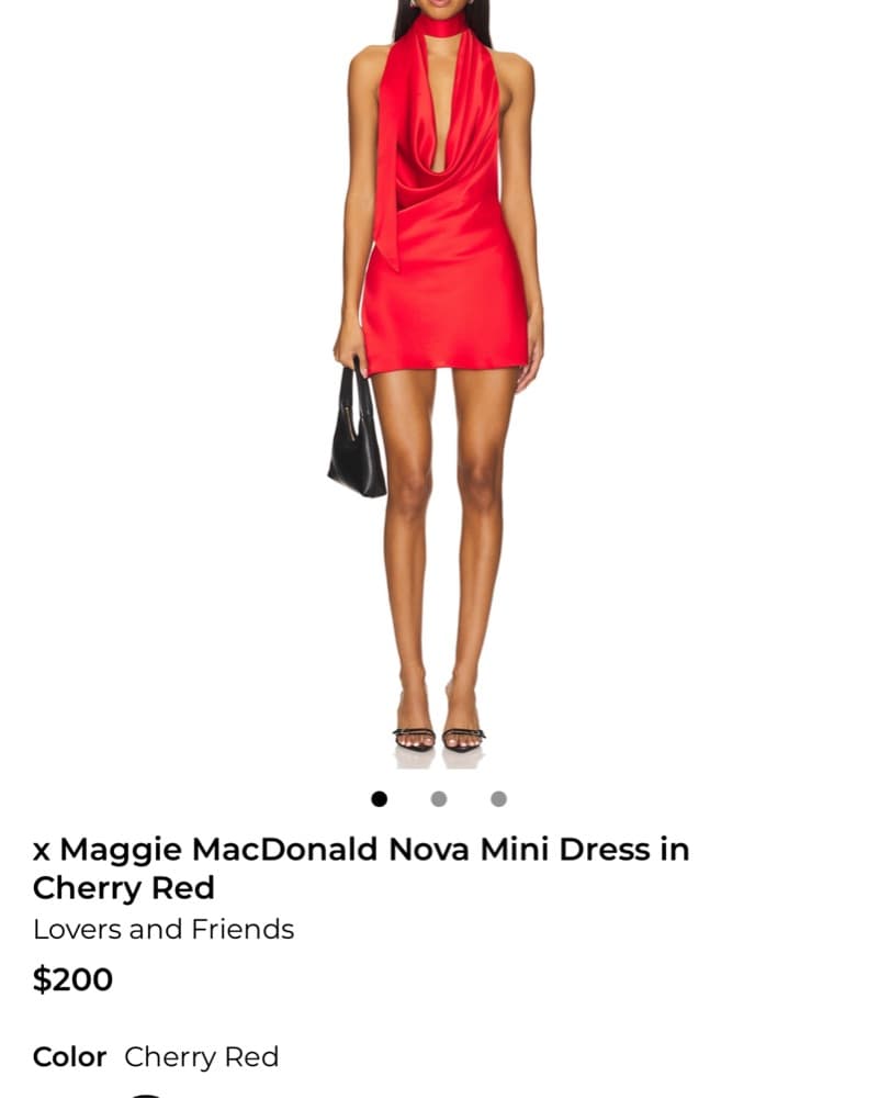 Red Recolve Dress - Image 1