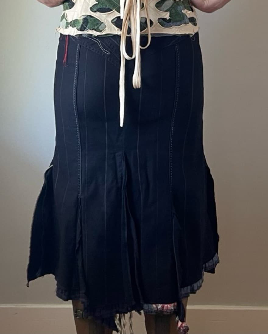 VTG Marithe Francois Girbaud Midi Skirt  - Image 2