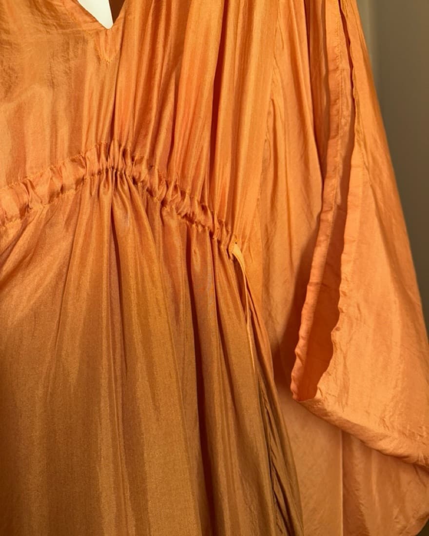 Flowy Ombre Silk Dress Kaftan  - Image 6