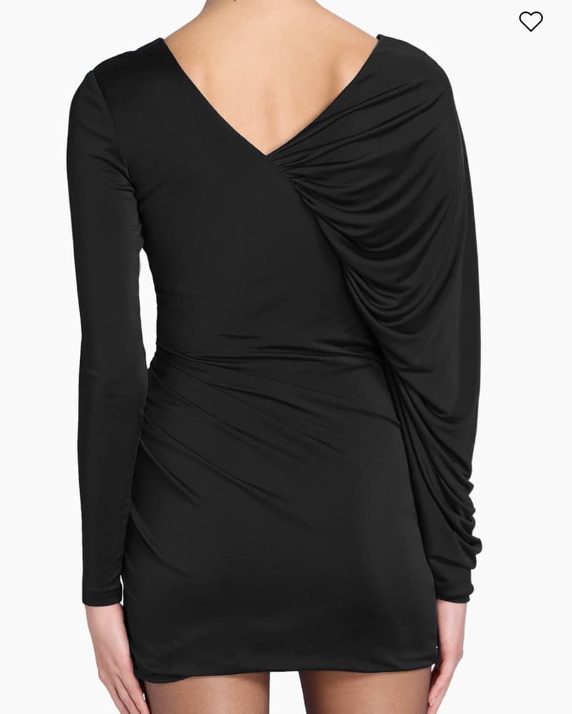Saint Laurent Stunning Black Mini Dress - Image 2