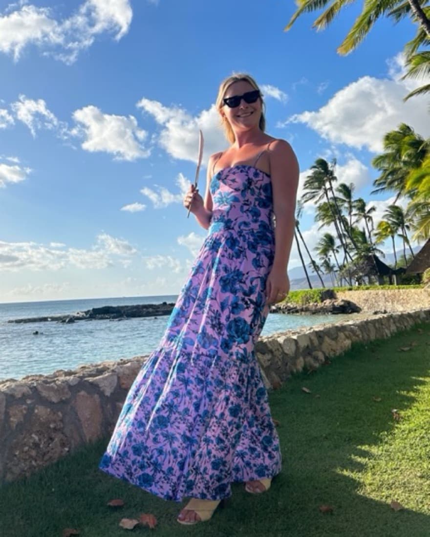 Playa lucilla Square Neck maxi Dress - Image 3
