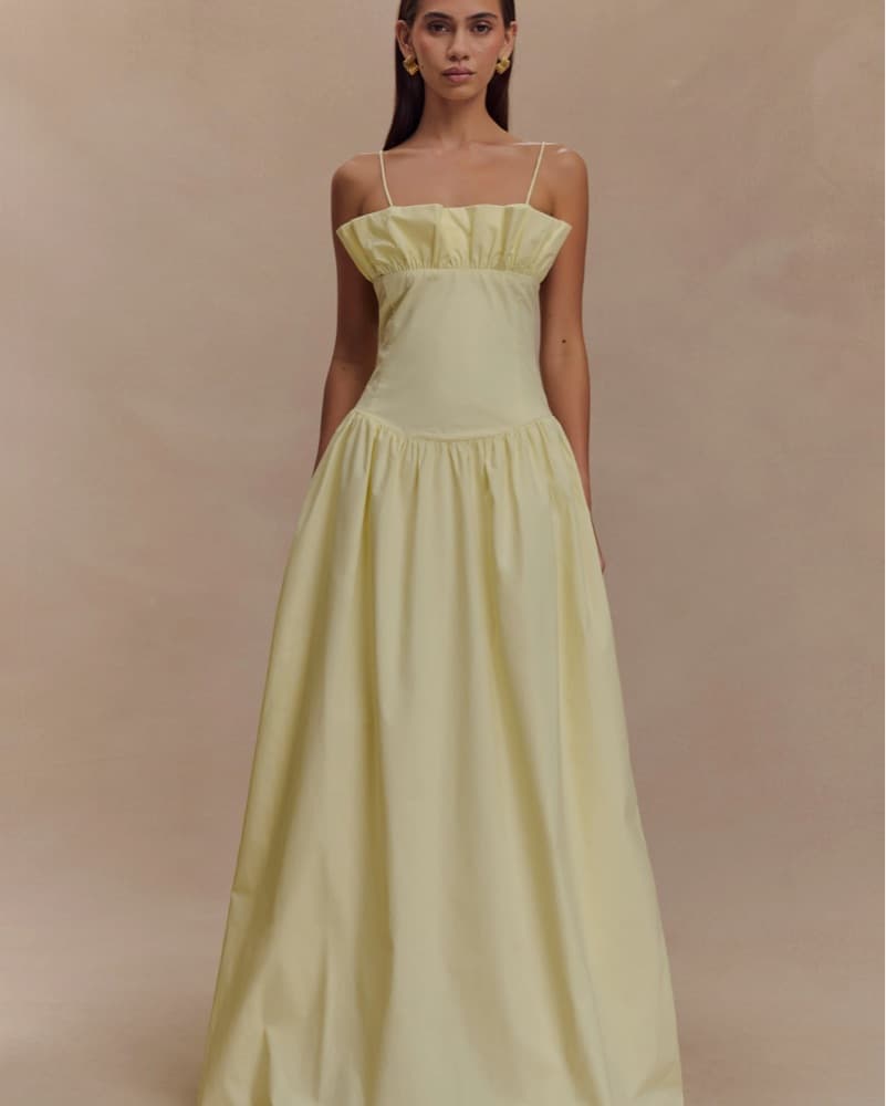 Meshki Janis Cotton Frill Maxi Dress  - Image 1