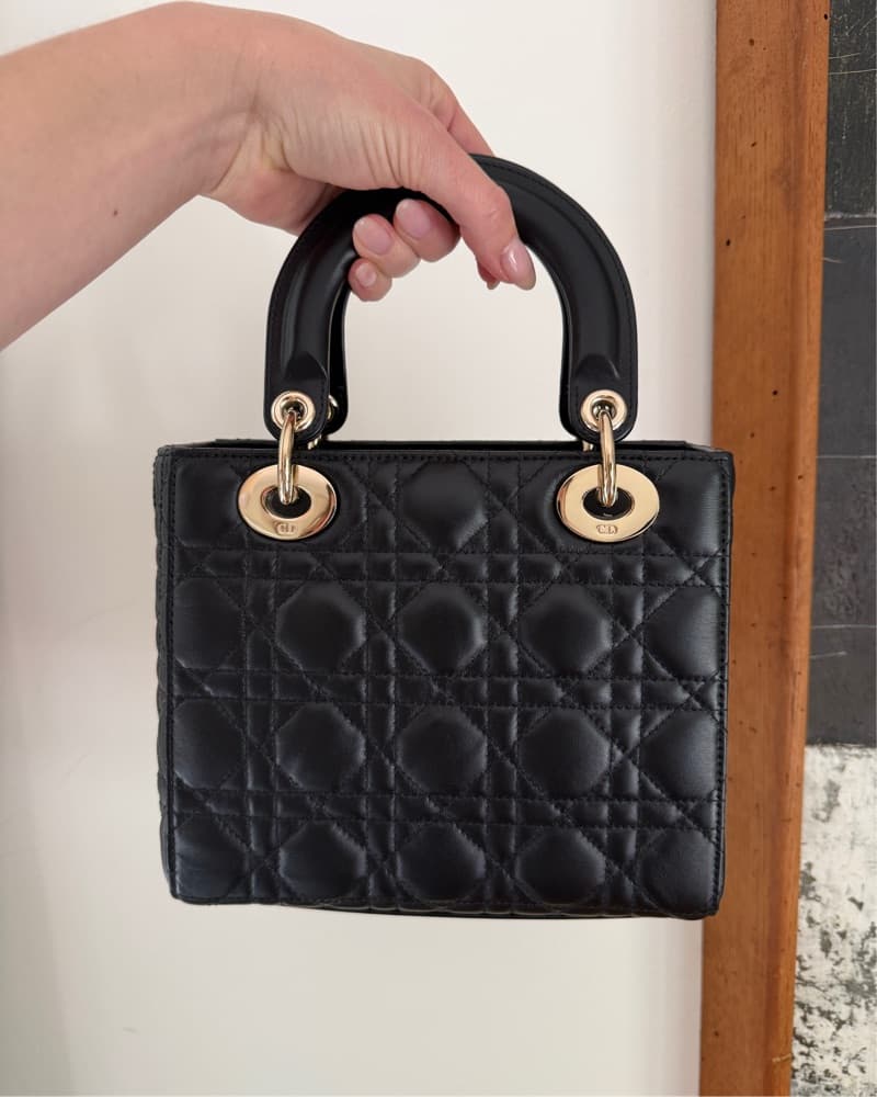 Dior lady dior Small In Black   - Image 3