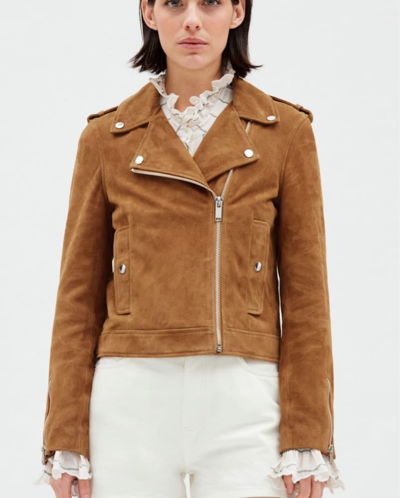 Camel Suede Jacket  - Image 1