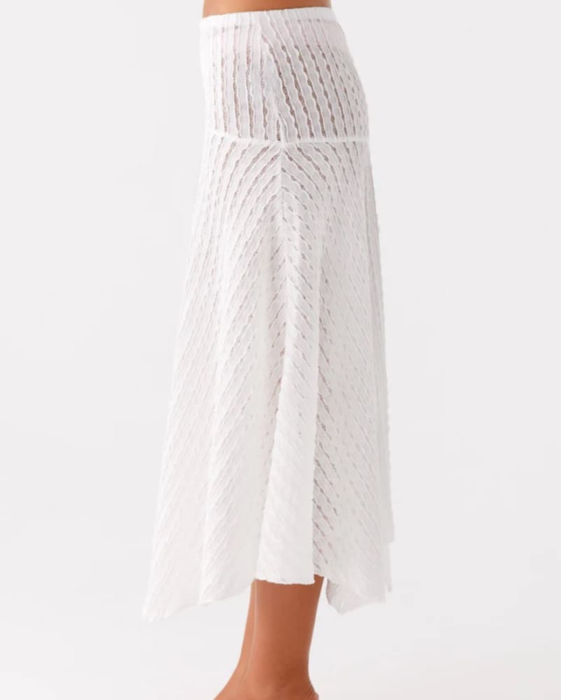 Pepper Mayo White Sheer Midi Skirt  - Image 2