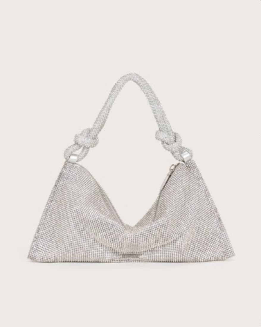 CULT GAIA - Rhinestone Bag - Silver - Image 1