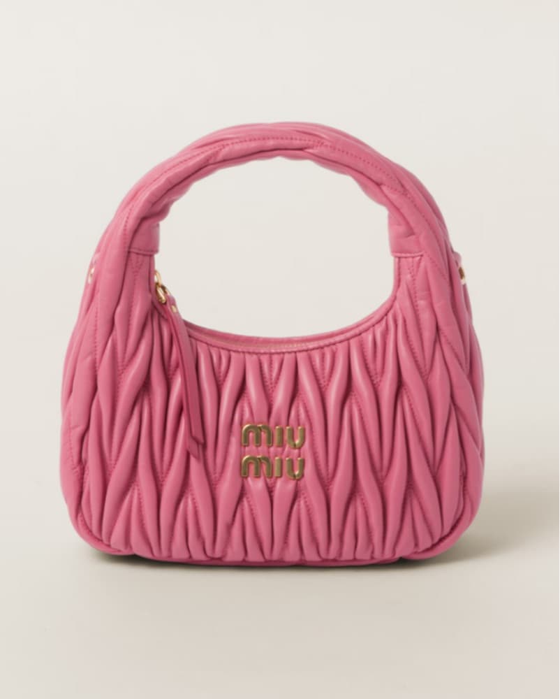  Wander matelassé nappa leather hobo bag - Image 1