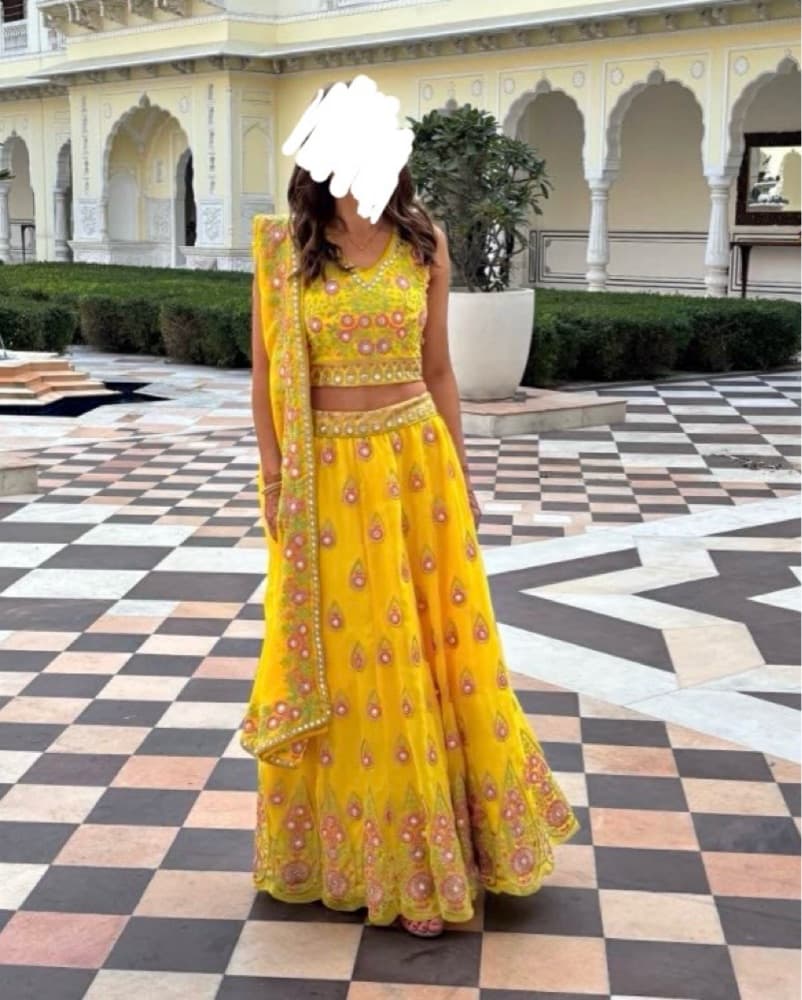 Yellow Lehenga - Image 2