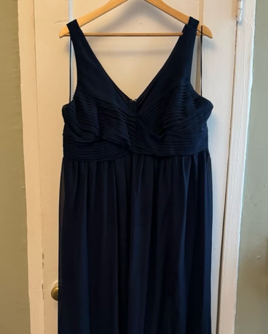 Birdy Grey Navy Laurie Chiffon dress - Image 2