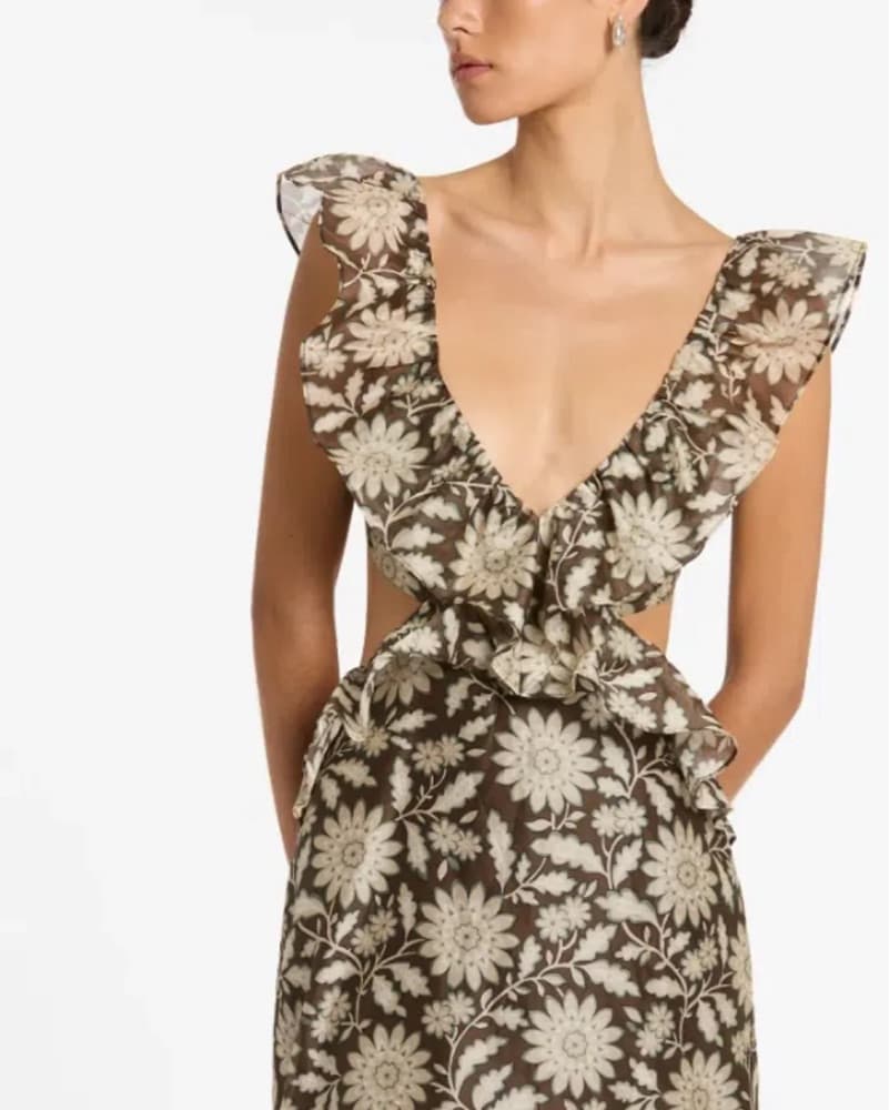Xanita Frill Midi Dress by SIR - Image 1