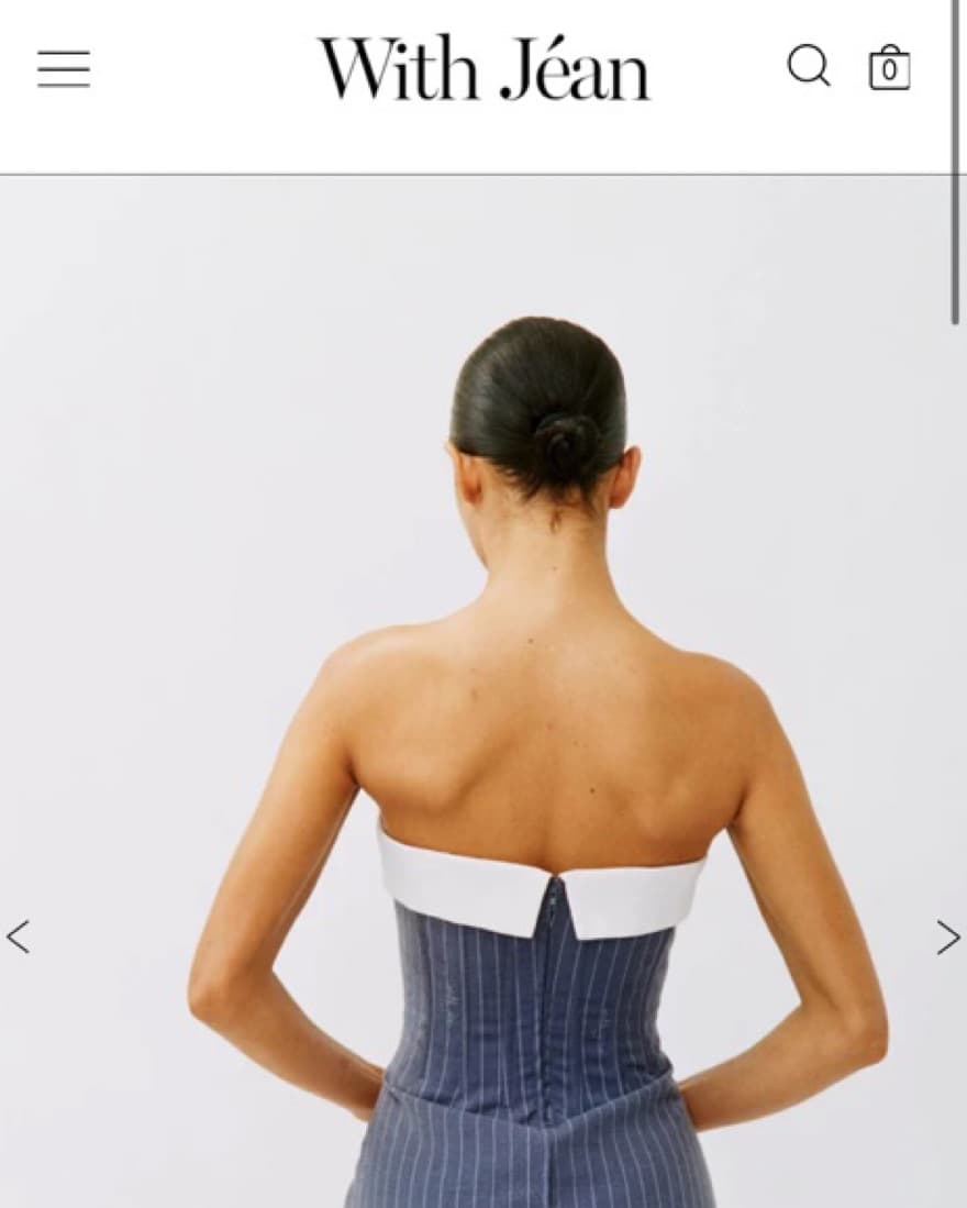 With Jéan Chloe Corset Dress— Pin Me - Image 2
