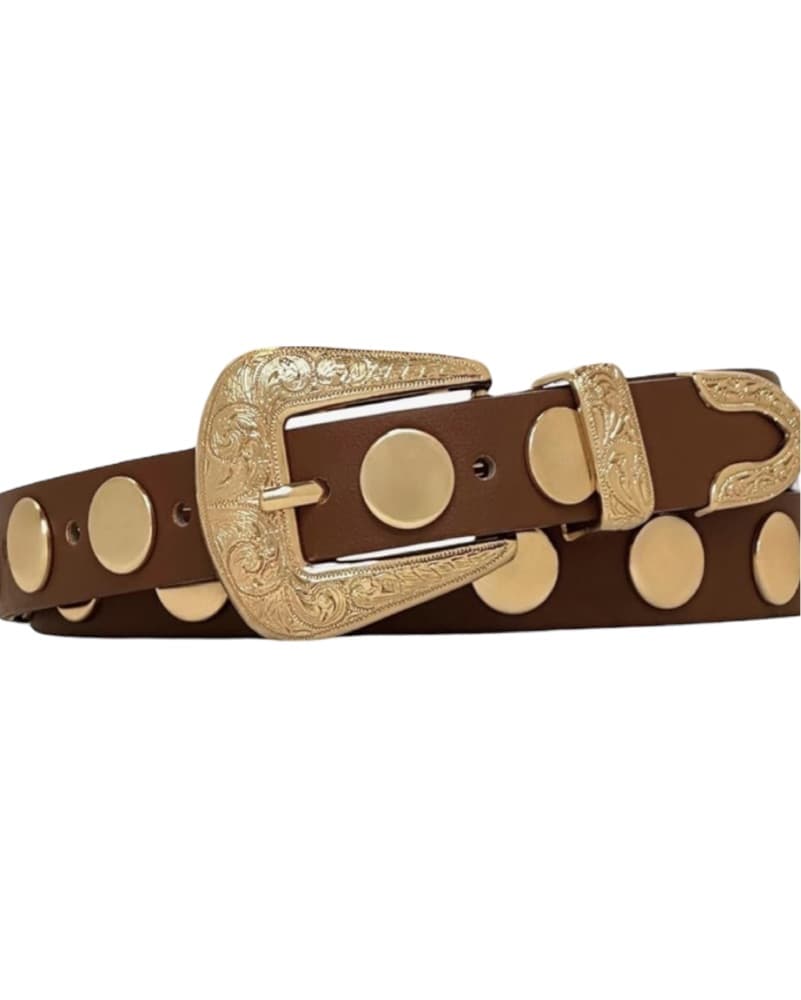 Stunning Studded Belt with Intricate Details - Image 1